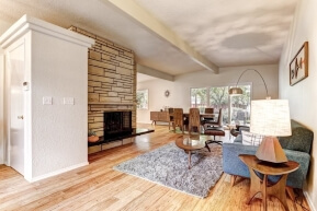 natural tupelo honey eucalyptus flooring living room